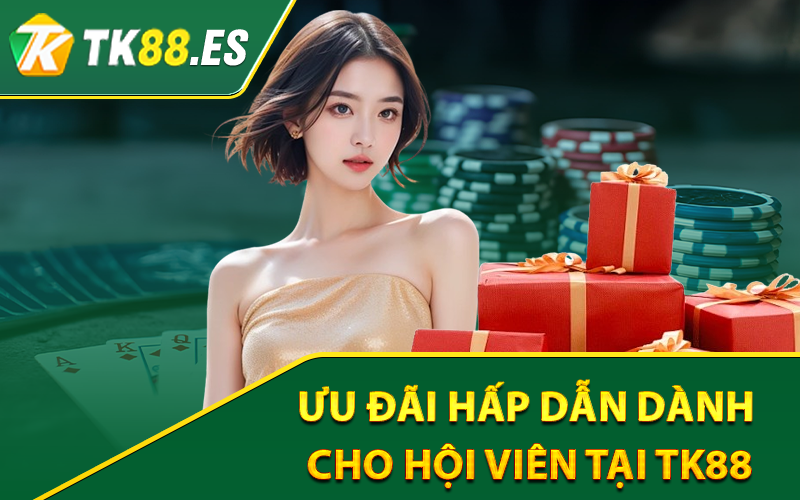 Ưu đãi hấp dẫn dành cho hội viên tại Tk88